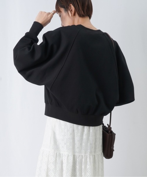 LUCA/LADY LUCK LUCA（ルカ/レディラックルカ）の「LC/LLL カットラグランブルゾン / ドルマンZIPブルゾン 【セットアップ着用可】（ブルゾン・レディース・グレー/ブラック/アイボリー・FREE）」の21枚目の写真