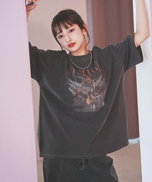 ADAMASTE（アダマスト）の「vintage like rock t-shirt - ヴィンテージライクロックTシャツ/バンドTシャツ（Tシャツ/カットソー・メンズ・ブラック系その他2/ブラック系その他3/ブラック系その他/ホワイト系その他2/ホワイト系その他/ホワイト系その他3/レッド系その他/ブラック系その他4/レッド系その他2/ブラック系その他6/ブラック系その他5・LARGE/MEDIUM）」の5枚目の写真