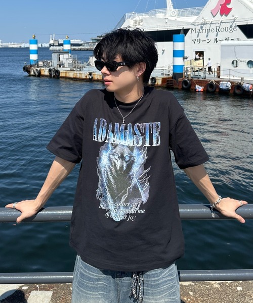 ADAMASTE（アダマスト）の「vintage like rock t-shirt - ヴィンテージライクロックTシャツ/バンドTシャツ（Tシャツ/カットソー・メンズ・ブラック系その他2/ブラック系その他3/ブラック系その他/ホワイト系その他2/ホワイト系その他/ホワイト系その他3/レッド系その他/ブラック系その他4/レッド系その他2/ブラック系その他6/ブラック系その他5・LARGE/MEDIUM）」の9枚目の写真