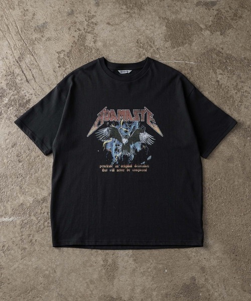 vintage like rock t-shirt - ヴィンテージライクロックTシャツ