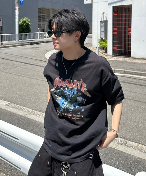 vintage like rock t-shirt - ヴィンテージライクロックTシャツ