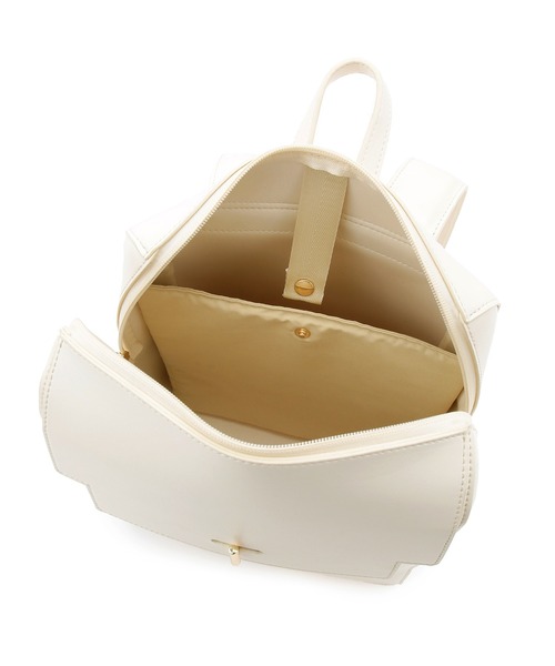 VIS(ビス)の「【A4対応・PC収納OK】6ポケットリュック(バックパック/リュック・レディース・キナリ/ブラック/ベージュ系その他・FREE)」の9枚目の写真