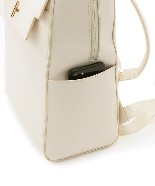 VIS(ビス)の「【A4対応・PC収納OK】6ポケットリュック(バックパック/リュック・レディース・キナリ/ブラック/ベージュ系その他・FREE)」の17枚目の写真