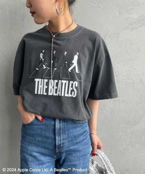 GOOD ROCK SPEED（グッドロックスピード）の「[GOOD ROCK SPEED/グッドロックスピード] 別注 THE BEATLES ロックプリントTシャツ（Tシャツ/カットソー・レディース・チャコール・XL/L/F）」の7枚目の写真