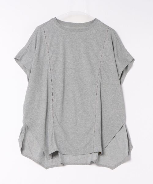 KRIFF MAYER Lady's Collection（クリフメイヤーレディースコレクション）の「ウェットプロテクトレースチュニック（Tシャツ/カットソー・レディース・カラフル/ネイビー/チャコール/オレンジ系その他/グレー/オフホワイト/サックスブルー・LARGE/MEDIUM）」の10枚目の写真