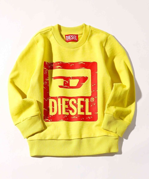 DIESEL KIDS（ディーゼルキッズ）の「DIESEL（ディーゼル）Kids & Junior ブランドロゴ長袖スウェットプルオーバー（スウェット・キッズ・ブルー/ブラック/イエロー・4Y/6Y/8Y/10Y/12Y/14Y/16Y）」の3枚目の写真