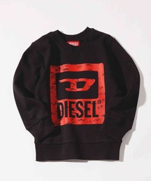DIESEL（ディーゼル）Kids & Junior ブランドロゴ長袖スウェットプルオーバー