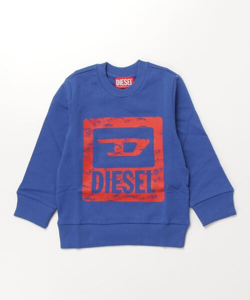DIESEL KIDS（ディーゼルキッズ）の「DIESEL（ディーゼル）Kids & Junior ブランドロゴ長袖スウェットプルオーバー（スウェット・キッズ・ブルー/ブラック/イエロー・4Y/6Y/8Y/10Y/12Y/14Y/16Y）」の16枚目の写真