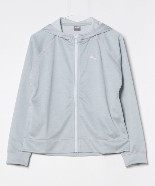 PUMA(プーマ)の「プーマ PUMA PUMA MOTION フルジップ フーデッド ジャケット_(パーカー・レディース・ダークグレー/ライラック/グレー・L/M/S/XL)」の2枚目の写真