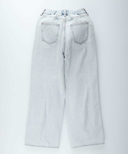 BACK NUMBER ホワイトデニム スリムフィット ホームアイホーム メンズデニムパンツ ジーンズ ストレッチ 快適