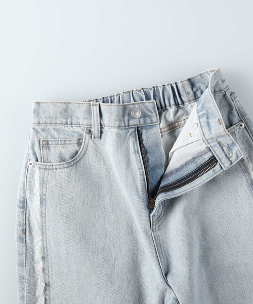 新品未使用 クリスチャンワイナンツ ワイドデニムパンツ インディゴ ゆったりサイズインディゴコールワイドパンツ ［Soiunique