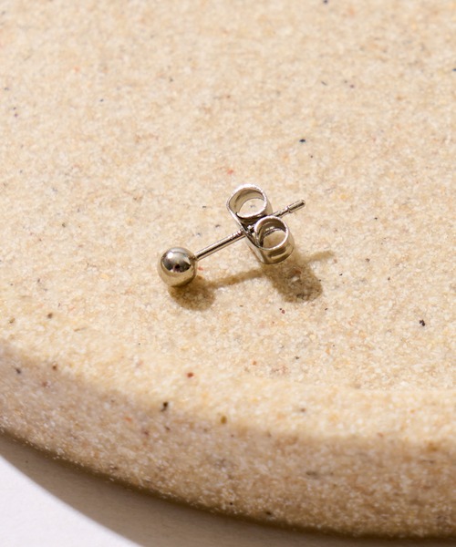 【セール】PLATINUM 3mmワンポイントピアス / 単品（ピアス（片耳用））｜HALB（ハルプ）