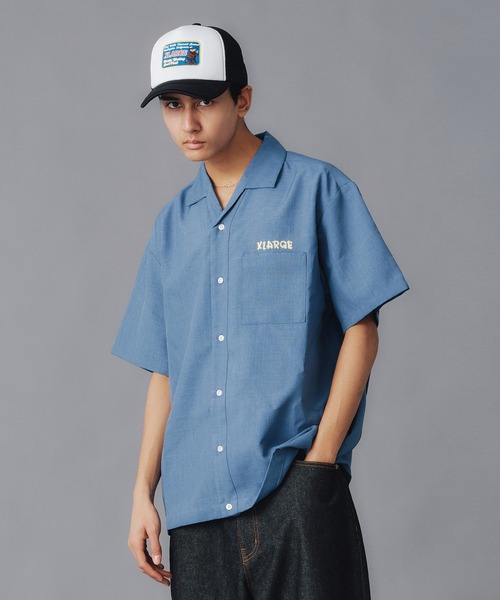 XLARGE（エクストララージ）の「DRAWING OG S/S WORK SHIRT（シャツ/ブラウス・メンズ・ブラック/グリーン/ネイビー/ベージュ・M/S/L/XL）」の13枚目の写真