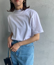 HANES | 【WEB限定】[HANES/ヘインズ] ショートスリーブ モックネックTシャツ(Tシャツ/カットソー)