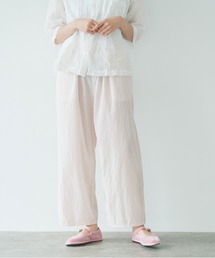 yuni 讃岐コール コクーンパンツ(ピンク) yuni（ユニ ）｜その他パンツ（ピンク系）一覧 - WEAR