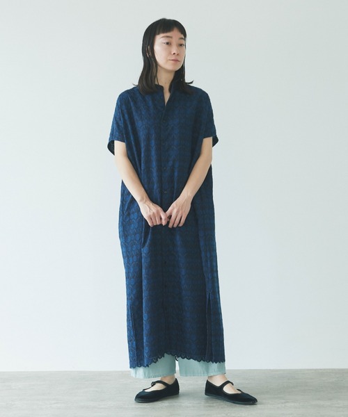 yuni(ユニ )の「コットンキュプラ プロダクトダイペチパンツ 1701PT044241(その他パンツ・レディース・ブルー/サックスブルー/ピンク/ブラウン/ネイビー/ベージュ・FREE)」の7枚目の写真