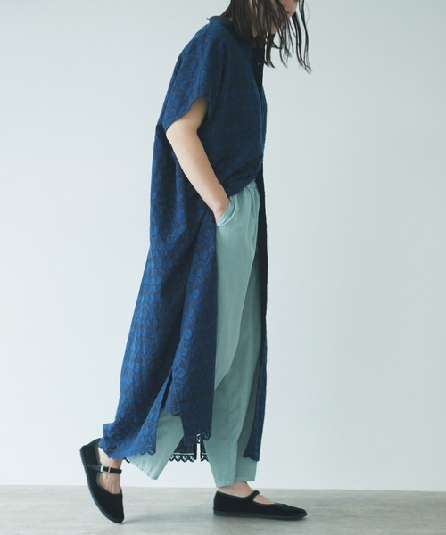 yuni（ユニ ）の「コットンキュプラ プロダクトダイペチパンツ
