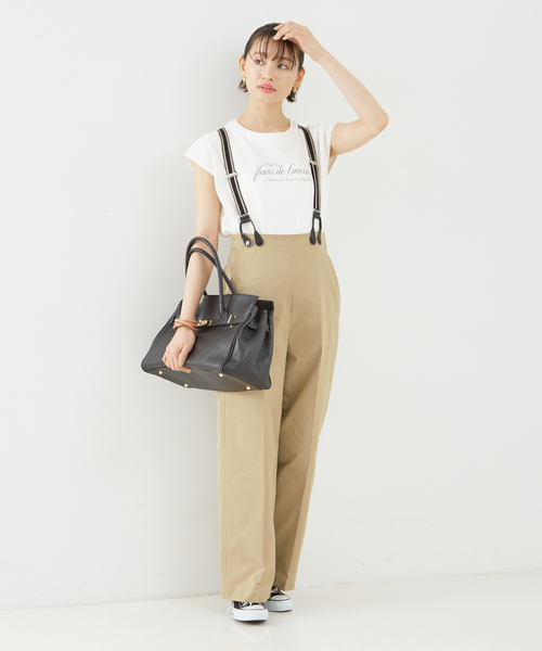 TICCA（ティッカ）の「【TICCA/ティッカ】別注ウォッシュ天竺フレンチロゴTシャツ（Tシャツ/カットソー・レディース・チャコールグレー/ホワイト・フリー）」の11枚目の写真