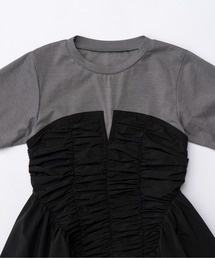 MAISON SPECIAL（メゾンスペシャル）の「Taffeta Peplum T-shirt