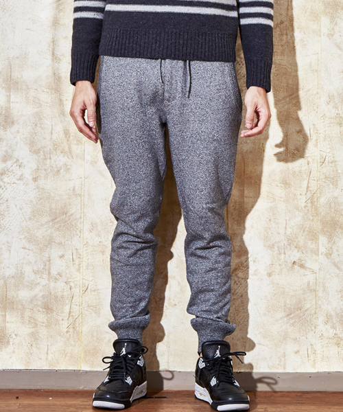 VERTEX & CO.（ヴァーテックスアンドコー）の「mp3833 - SWEAT RIB PANTS　スウェットパンツ（その他パンツ・メンズ・グレー系その他/チャコール・1/3/2）」の2枚目の写真