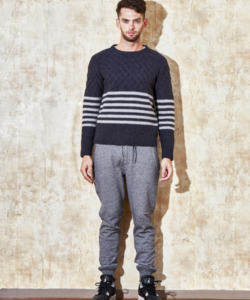 VERTEX & CO.（ヴァーテックスアンドコー）の「mp3833 - SWEAT RIB PANTS　スウェットパンツ（その他パンツ・メンズ・グレー系その他/チャコール・1/3/2）」の8枚目の写真