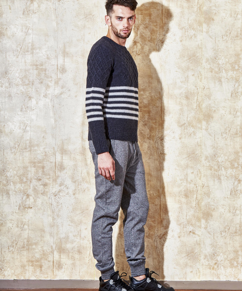 VERTEX & CO.（ヴァーテックスアンドコー）の「mp3833 - SWEAT RIB PANTS　スウェットパンツ（その他パンツ・メンズ・グレー系その他/チャコール・1/3/2）」の9枚目の写真