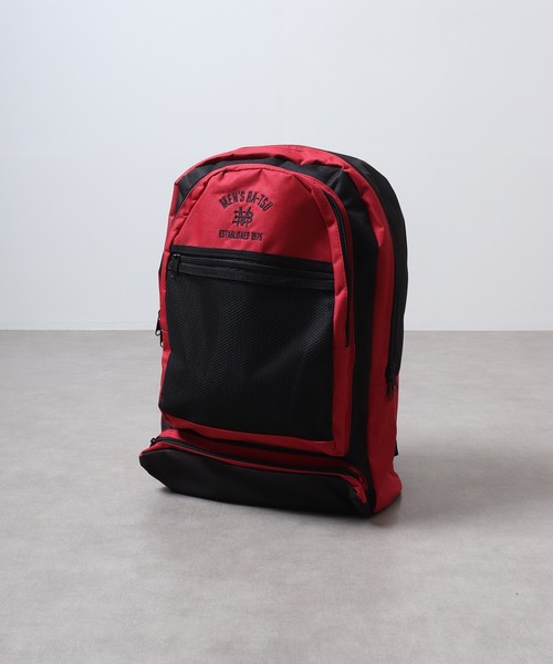 【新品　未使用】MEN'S BA-TRU メンズバツ　リュック　バック　グリーン FUNALIVE（ファンアライブ）の「MENS BATSU 多収納リュック