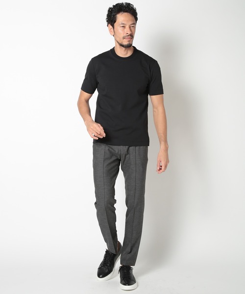 【ACTIVE TAILOR】COOL TOUCH シルケットスムースクルーネックT<接触冷感>（Tシャツ/カットソー）｜MEN'S BIGI（メンズビギ） pattayablatt.com