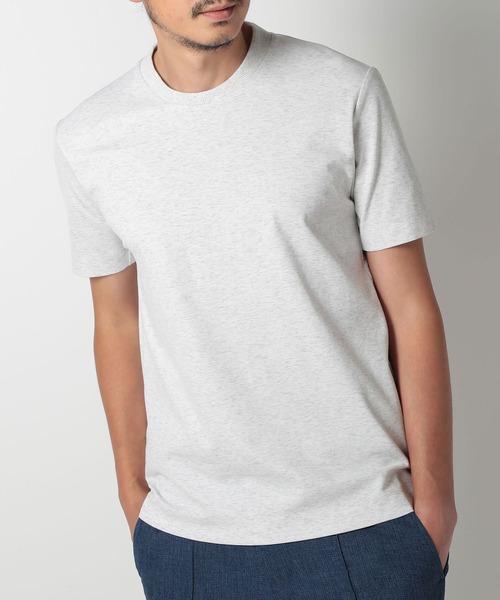 【ACTIVE TAILOR】COOL TOUCH シルケットスムースクルーネックT<接触冷感>（Tシャツ/カットソー）｜MEN'S BIGI（メンズビギ） pattayablatt.com