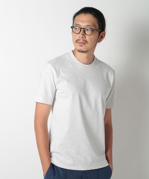 【ACTIVE TAILOR】COOL TOUCH シルケットスムースクルーネックT<接触冷感>（Tシャツ/カットソー）｜MEN'S BIGI（メンズビギ） pattayablatt.com