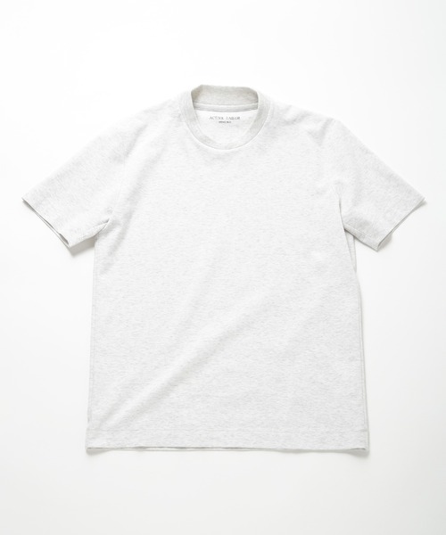 【ACTIVE TAILOR】COOL TOUCH シルケットスムースクルーネックT<接触冷感>（Tシャツ/カットソー）｜MEN'S BIGI（メンズビギ） pattayablatt.com