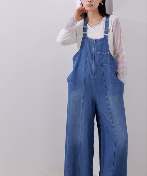 Eimee Law（エイミーロウ）の「テンセルデニム サロペット（サロペット