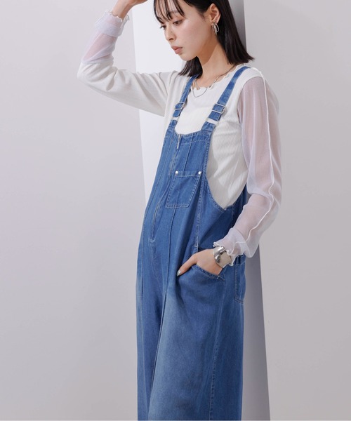 Eimee Law（エイミーロウ）の「テンセルデニム サロペット（サロペット