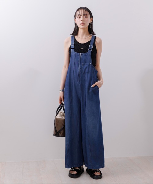 Eimee Law（エイミーロウ）の「テンセルデニム サロペット（サロペット