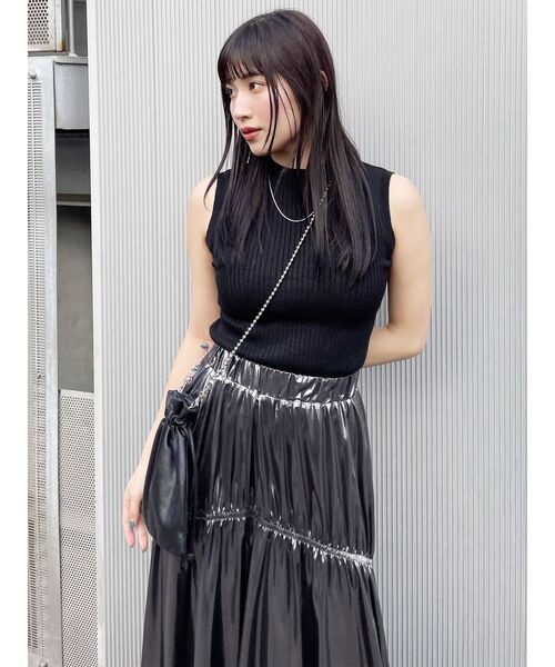 MURUA(ムルーア)の「イレヘムギャザーデザインスカート(スカート・レディース・シルバー/ゴールド/グレー・FREE)」の21枚目の写真