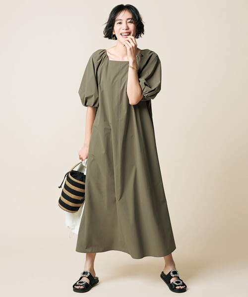 【ファッション通販】の商品をすべて セール】【接触冷感/UVケア/撥水】FINE 2WAYワンピース MOVE ワンピース