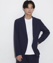 合繊スリムセットインスリーブラペルジャケット