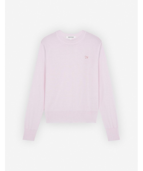 Maison Kitsune(メゾンキツネ)の「BABY FOX PATCH REGULAR JUMPER(ニット/セーター・レディース・ネイビー系/ピンク/グレー/イエロー系/ベビーピンク/アイボリー・XS/S/M/L)」の5枚目の写真