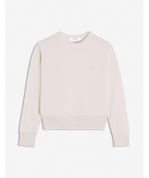 Maison Kitsune(メゾンキツネ)の「BABY FOX PATCH REGULAR JUMPER(ニット/セーター・レディース・ネイビー系/ピンク/グレー/イエロー系/ベビーピンク/アイボリー・XS/S/M/L)」の15枚目の写真