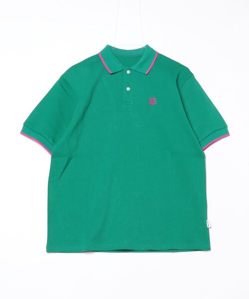 Student Apathy（スチューデントアパシー）の「SA logo polo shirts（Tシャツ/カットソー・メンズ・ラベンダー/グリーン/ブラック/サックスブルー・LARGE/MEDIUM）」の2枚目の写真