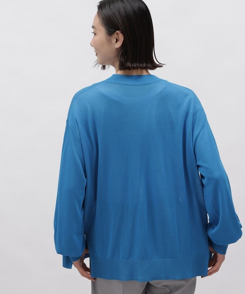 LAKOLE(ラコレ)の「シアーVネックカーディガン / 112100(カーディガン/ボレロ・レディース・イエロー/ブルー/ブラック・SMALL/MEDIUM)」の20枚目の写真