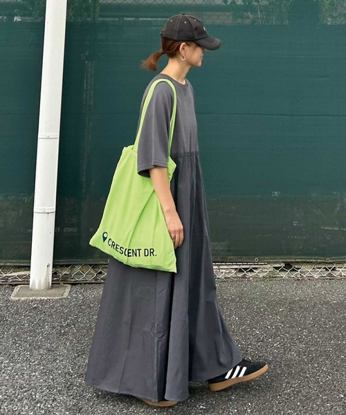 sacai luck スウェット ドッキング ワンピース シャツ レディース