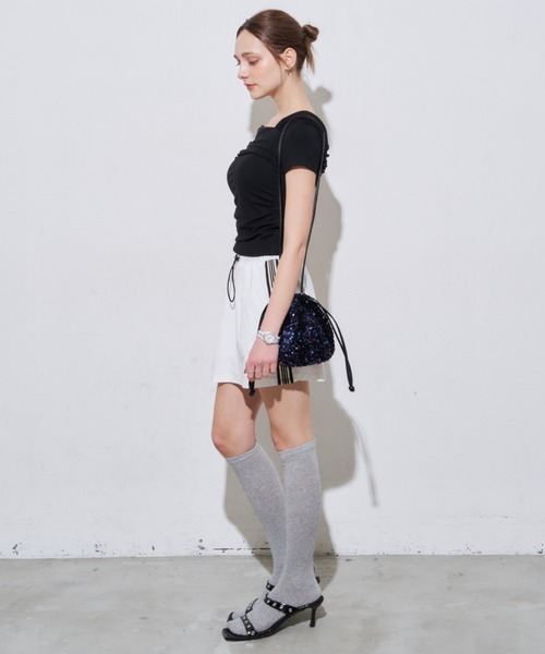 トップス Mochoko SLY | STRETCH CUT OFF SHOULDER トップス (その他トップス