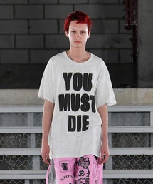 grapevine by k3 | White Die Danny T shirt(Tシャツ/カットソー)