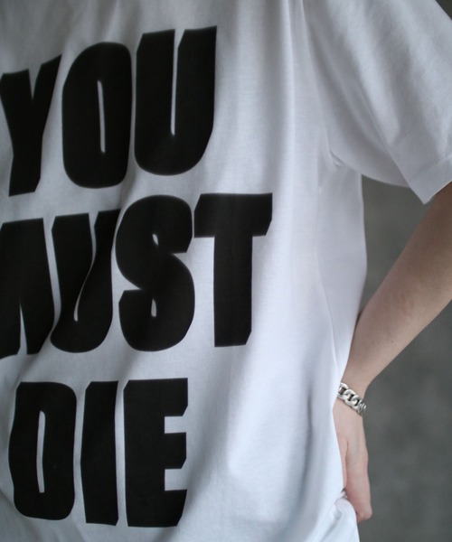 grapevine by k3（グレープバインバイケースリー）の「White Die Danny T shirt（Tシャツ/カットソー・メンズ・ホワイト・M）」の7枚目の写真