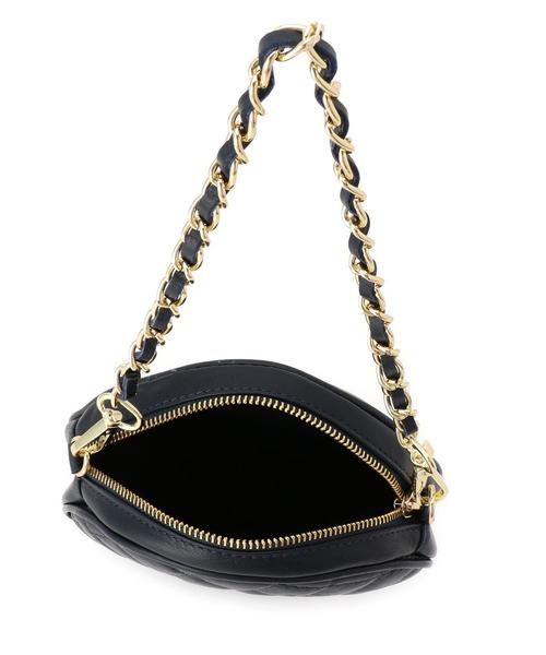 ODETTE E ODILE（オデットエオディール）の「M-V ラウンドキルトポシェット（ショルダーバッグ・レディース・ブラック/ネイビー・フリー）」の8枚目の写真