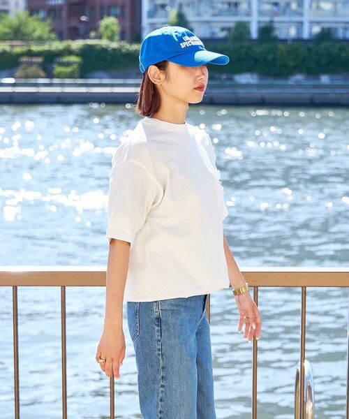 FFEIN(フェイン)の「【FFEIN(フェイン)】ピグメントポケット刺繍Tシャツ / ビックシルエット ドローコード(Tシャツ/カットソー・メンズ・グリーン/ホワイト/パープル/イエロー/チャコール・LARGE/MEDIUM/SMALL)」の20枚目の写真