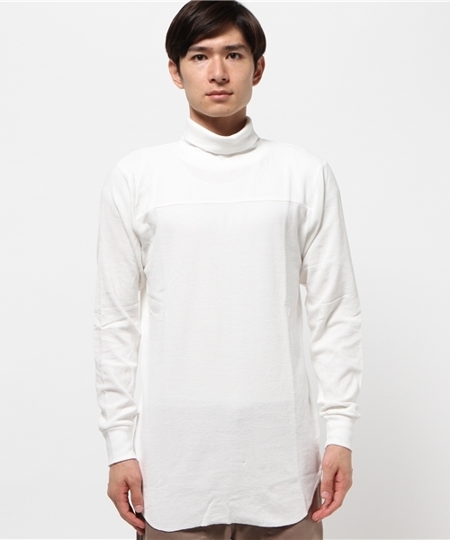 WEGO（ウィゴー）の「WEGO/ボリュームネックロングカットソー（Tシャツ/カットソー・メンズ・レッド/ブラック/ホワイト/カーキ・MEDIUM/LARGE）」の13枚目の写真