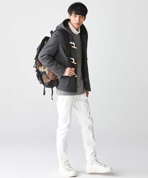 WEGO（ウィゴー）の「WEGO/ボリュームネックロングカットソー（Tシャツ/カットソー・メンズ・レッド/ブラック/ホワイト/カーキ・MEDIUM/LARGE）」の17枚目の写真