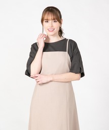 fort point（フォーポイント）の「【fort point/フォートポイント】　リネンライクキャミワンピース（ワンピース）」